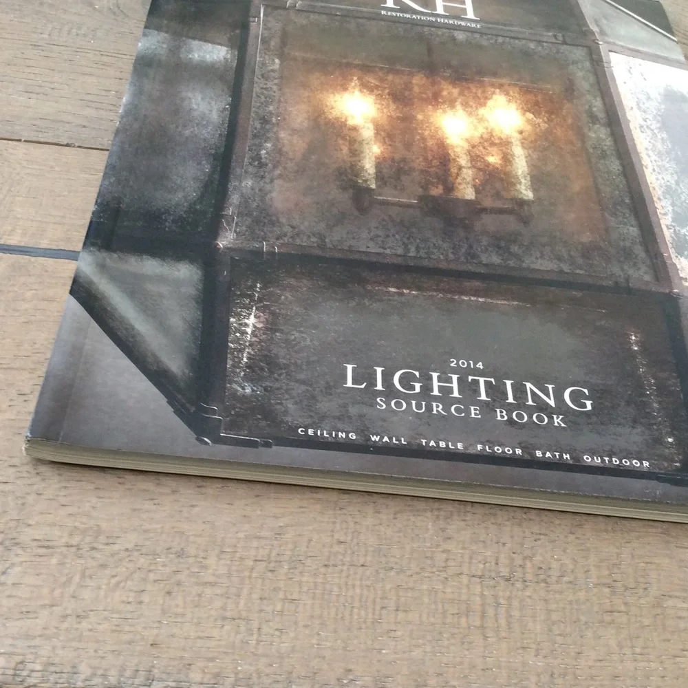 RH restoration hardware catalog table look book